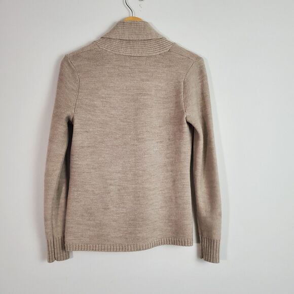 Fenn Wright Manson Sweater Small Beige Merino Wool Vintage Y2K Boho Chic Cozy - Picture 6 of 11